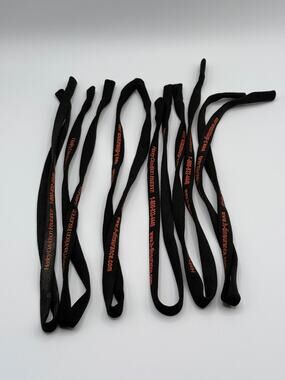 Lot of 6 Harley-Davidson Insurance Black Sunglasses Retainer Straps NOS